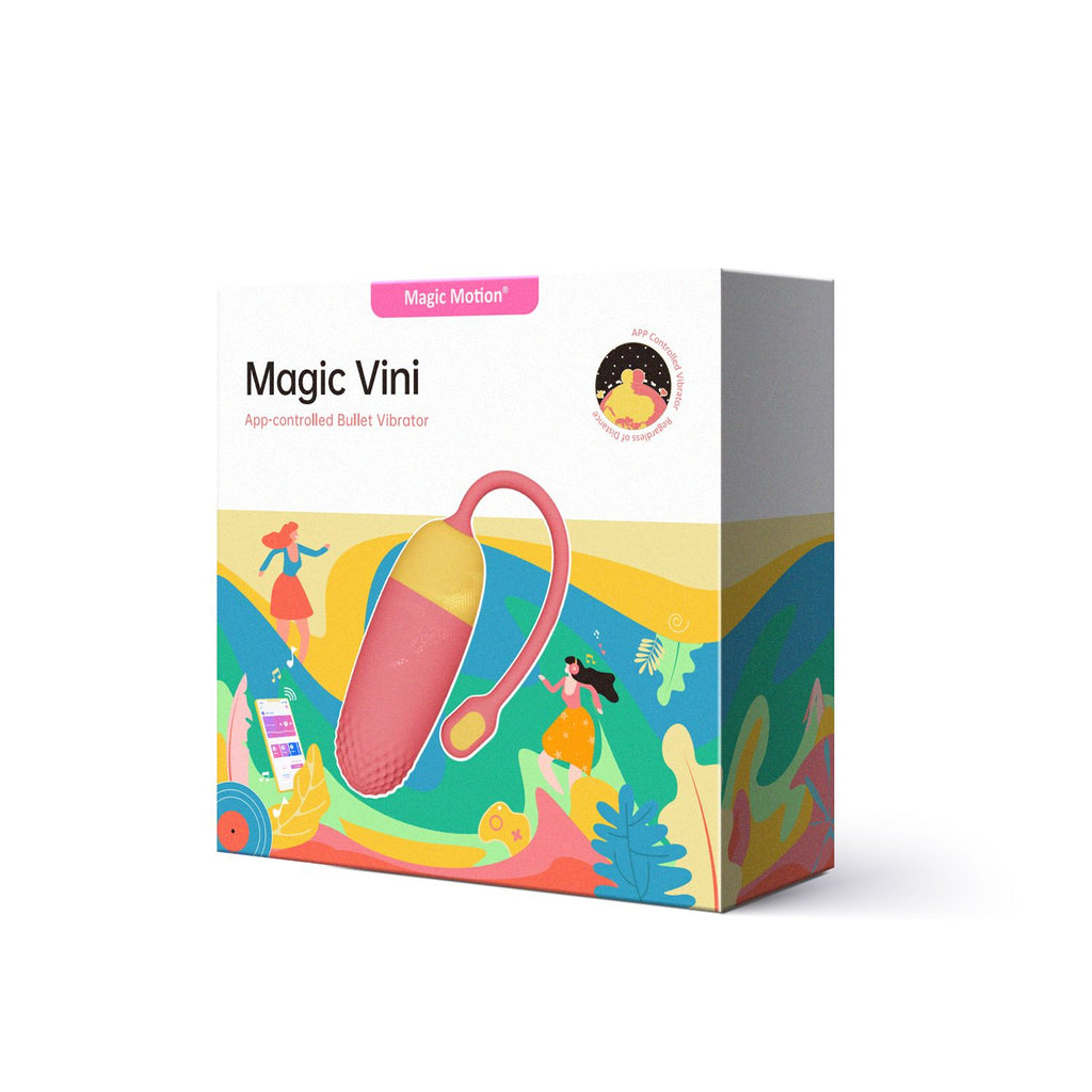 Magic Motion - Vini per App gesteuertes Vibro-Ei - Rosa/Weiß