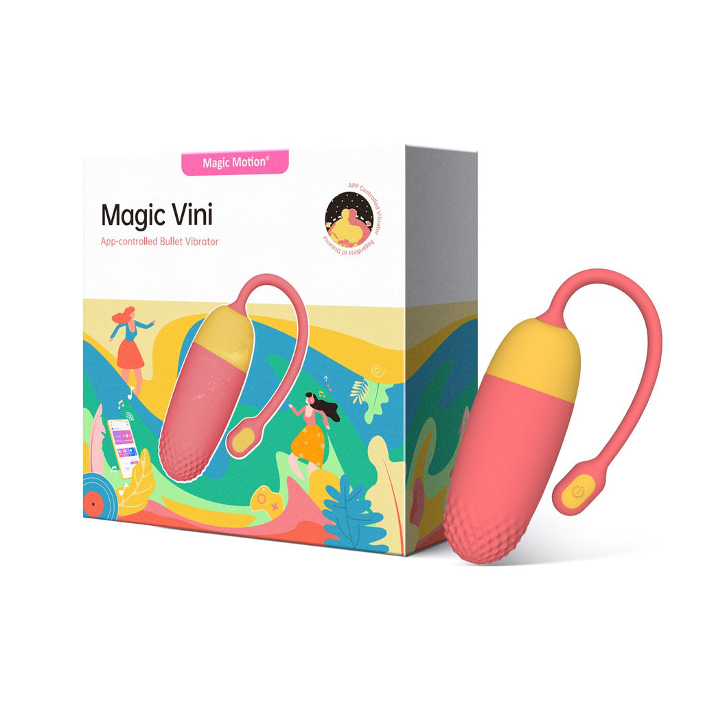 Magic Motion - Vini per App gesteuertes Vibro-Ei - Rosa/Weiß