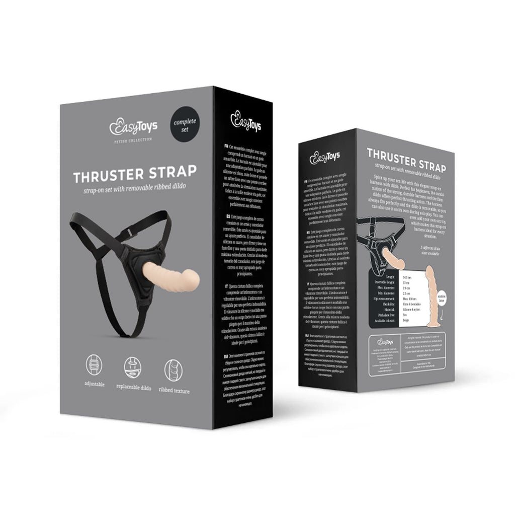 Easytoys Fetish - Strap-On Dildo mit Harness