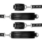 Bedroom Fantasies - Handschellen- und Hogtie-Set - Schwarz