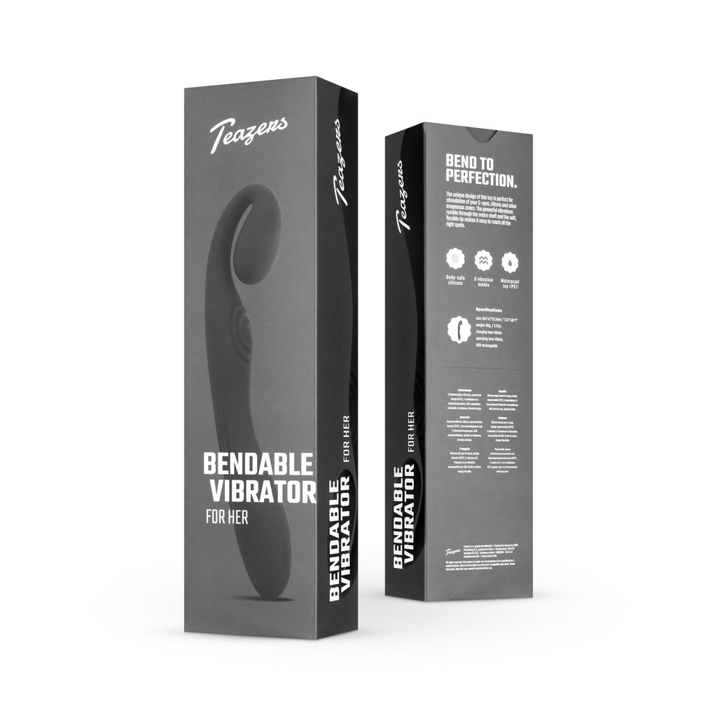 Teazers - Flexibler Vibrator - G-Punkt und Klitoris Stimulation - 8 Vibrationsstufen