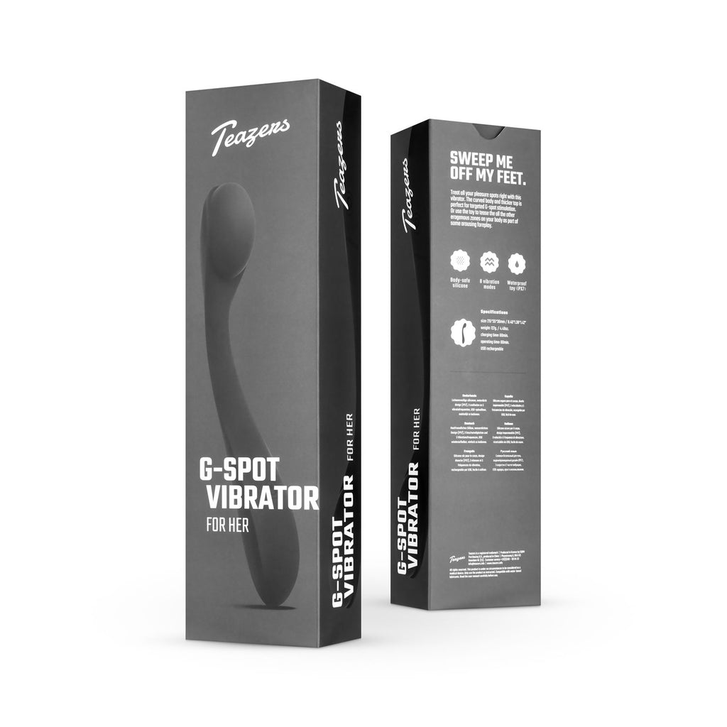 Teazers - G-Punkt Vibrator - Wasserdicht mit biegbarem Kopf und 5 Vibrationsmodi
