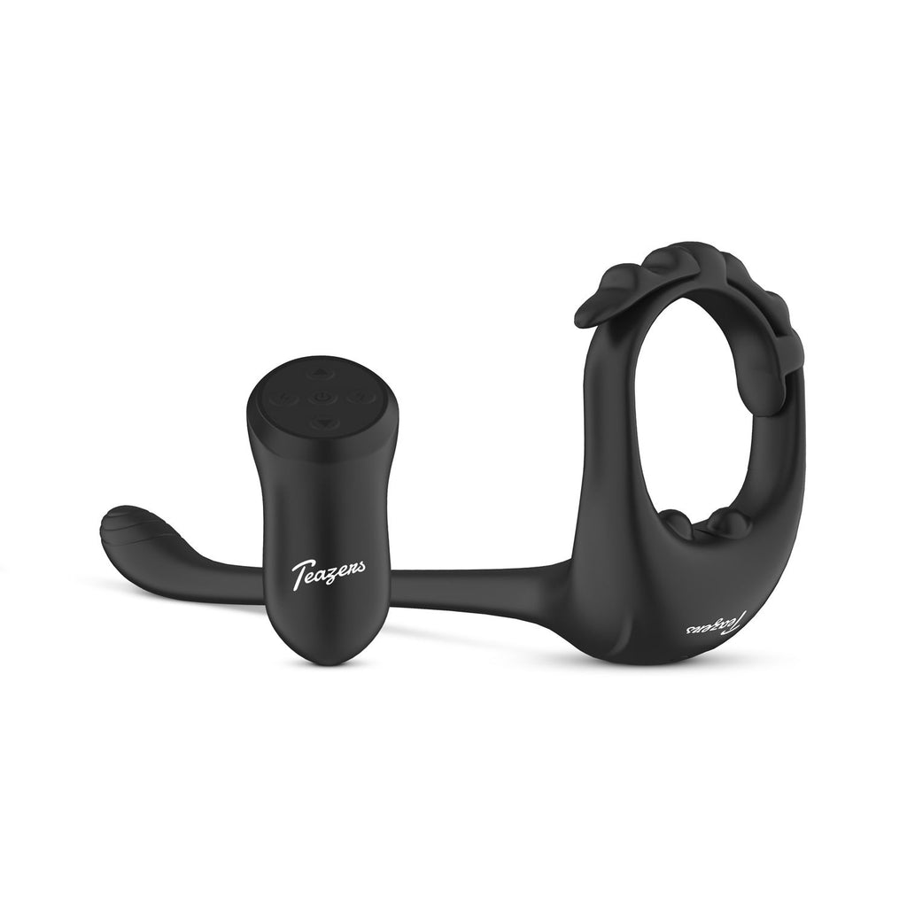 Teazers - Dreifacher Prostatavibrator mit Fernbedienung - Cockring