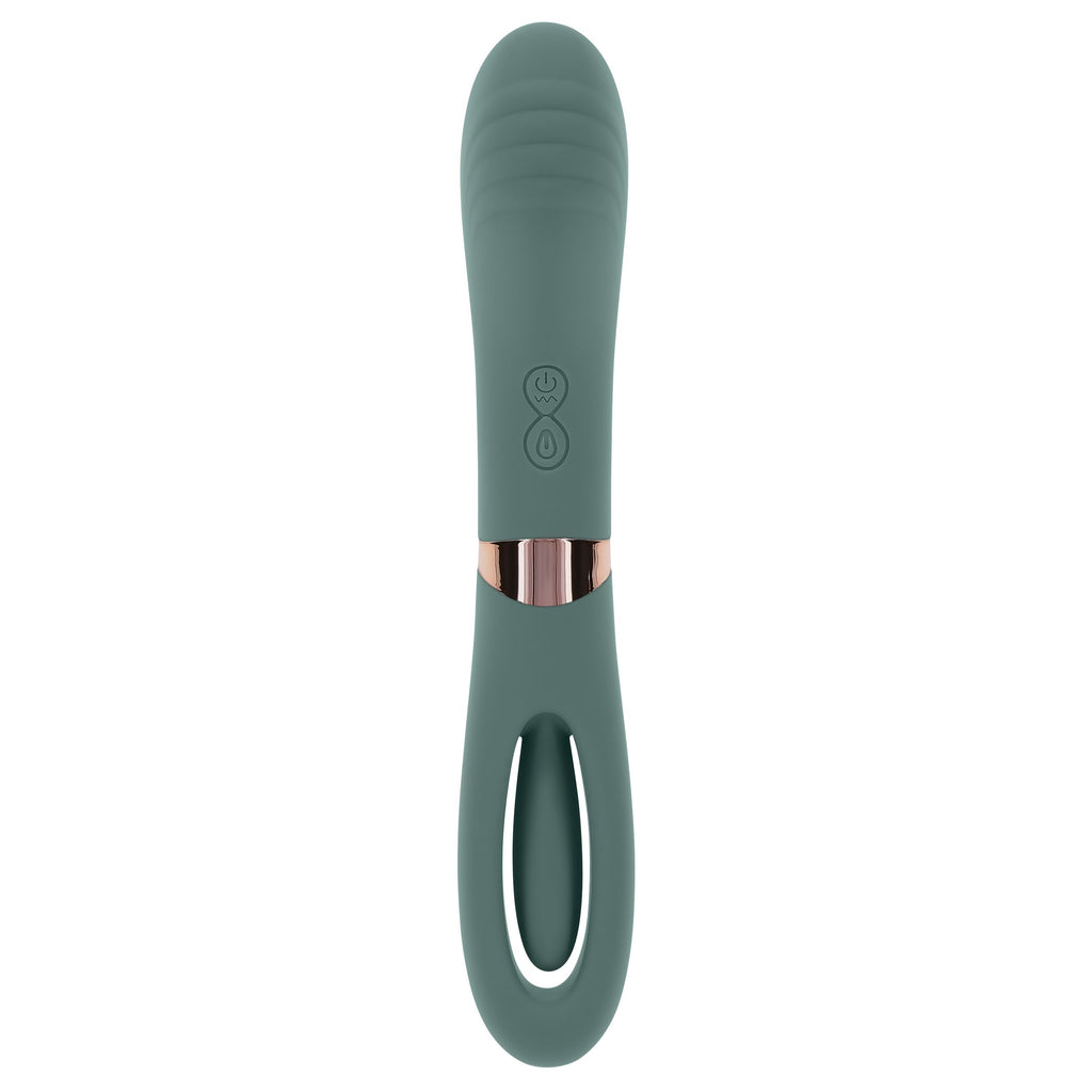 Evolved Novelties - Chick Flick Doppelvibrator - Grün
