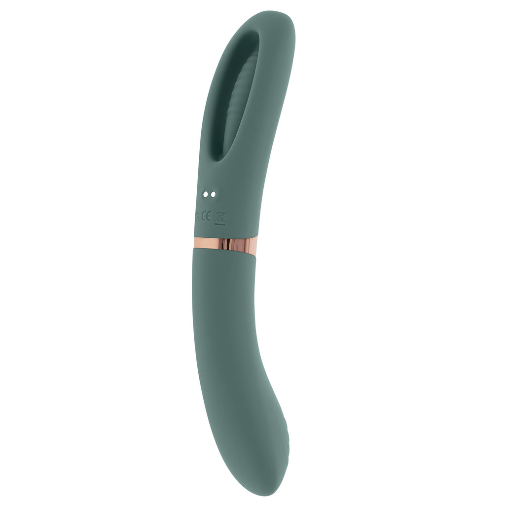 Evolved Novelties - Chick Flick Doppelvibrator - Grün