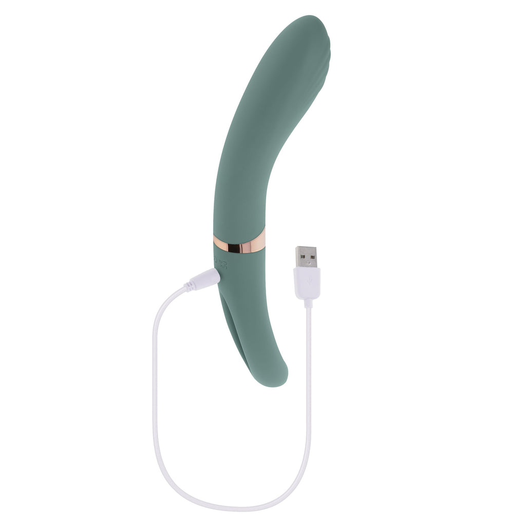 Evolved Novelties - Chick Flick Doppelvibrator - Grün