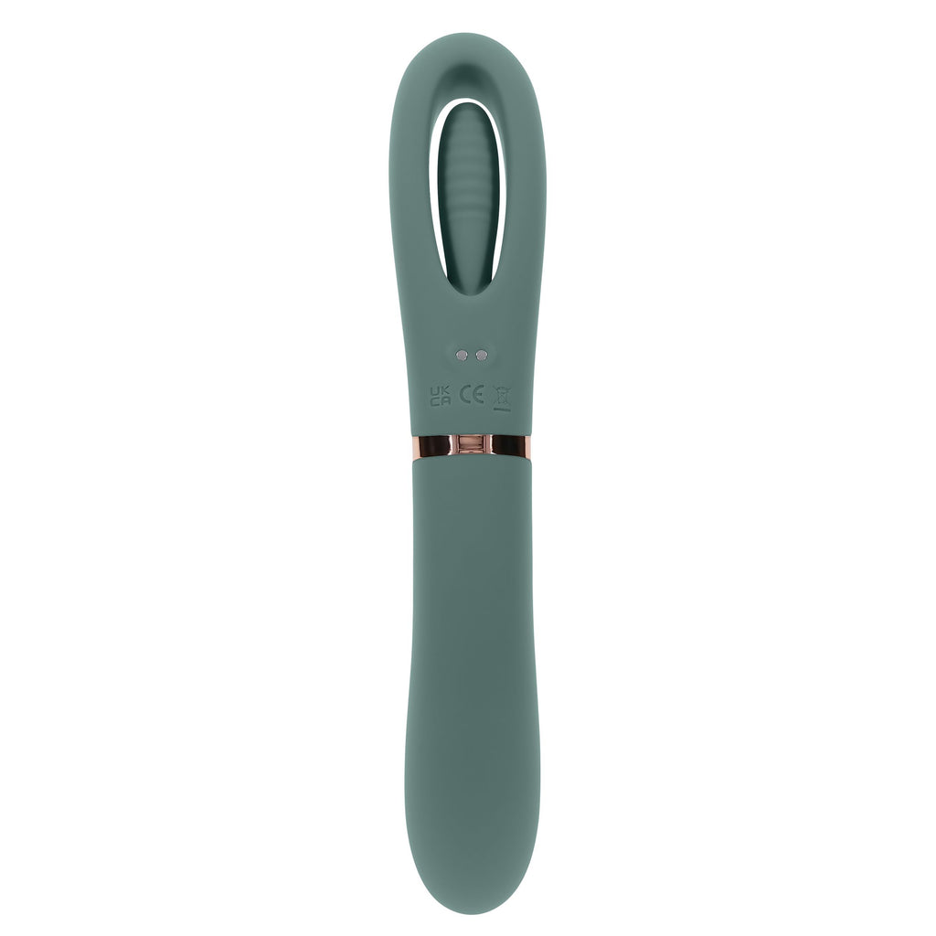 Evolved Novelties - Chick Flick Doppelvibrator - Grün