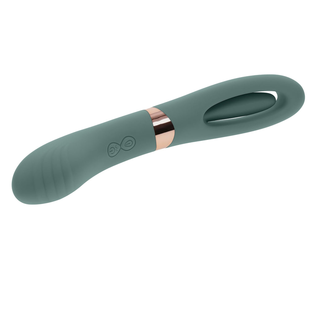 Evolved Novelties - Chick Flick Doppelvibrator - Grün