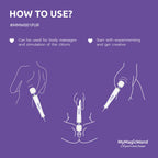 MyMagicWand - Wand Vibrator mit 6 Vibrationsstufen - Lila