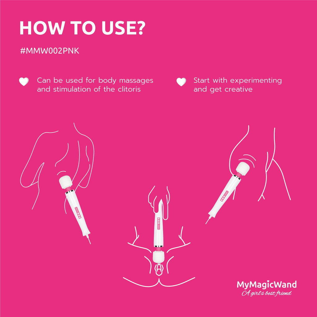 MyMagicWand - Wand Vibrator mit 6 Vibrationsstufen - Lila