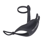 Evolved Novelties - Vibrierender Penisring mit Bunny-Ohren - Saddle Up Schwarz