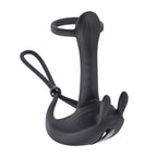 Evolved Novelties - Vibrierender Penisring mit Bunny-Ohren - Saddle Up Schwarz