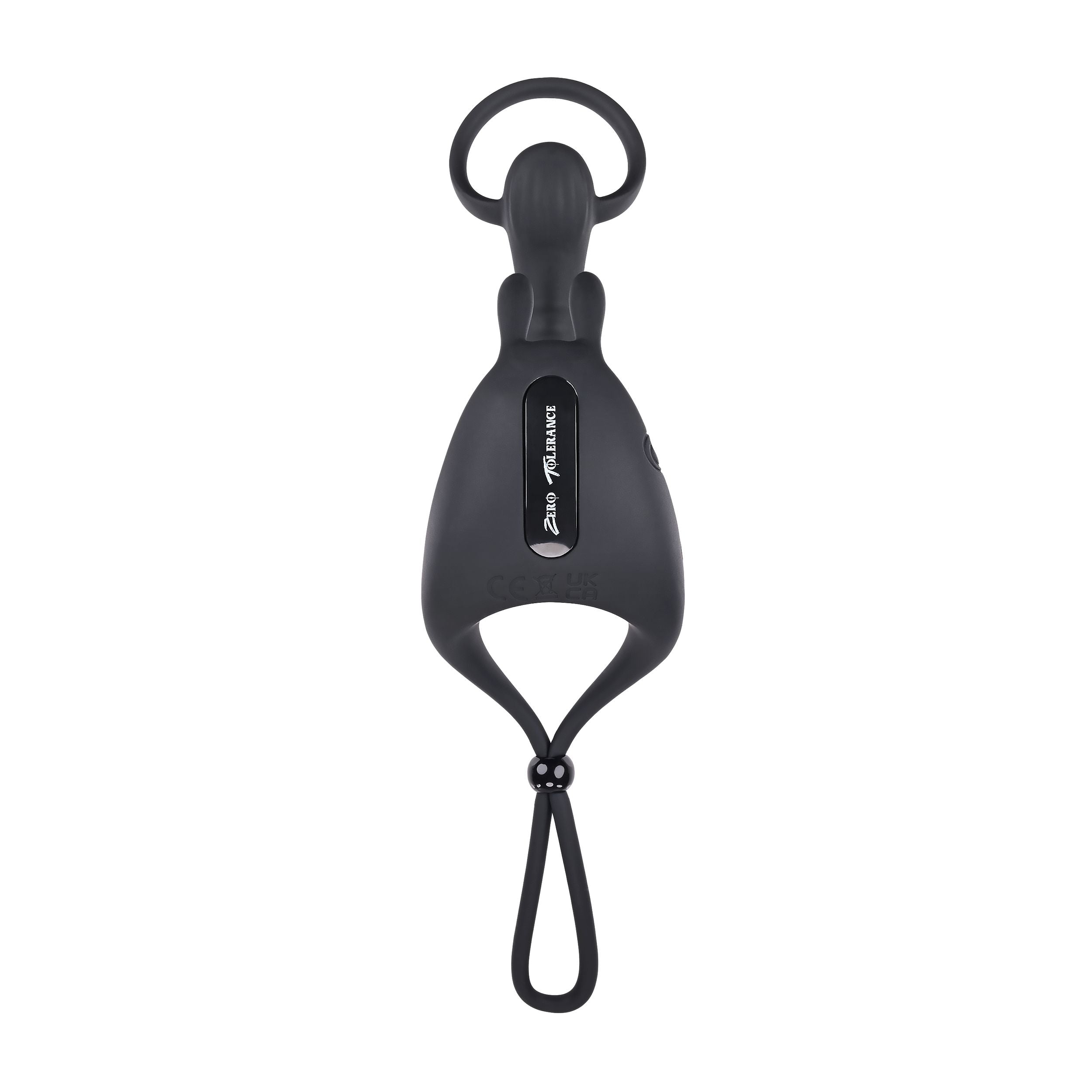 Evolved Novelties - Vibrierender Penisring mit Bunny-Ohren - Saddle Up Schwarz