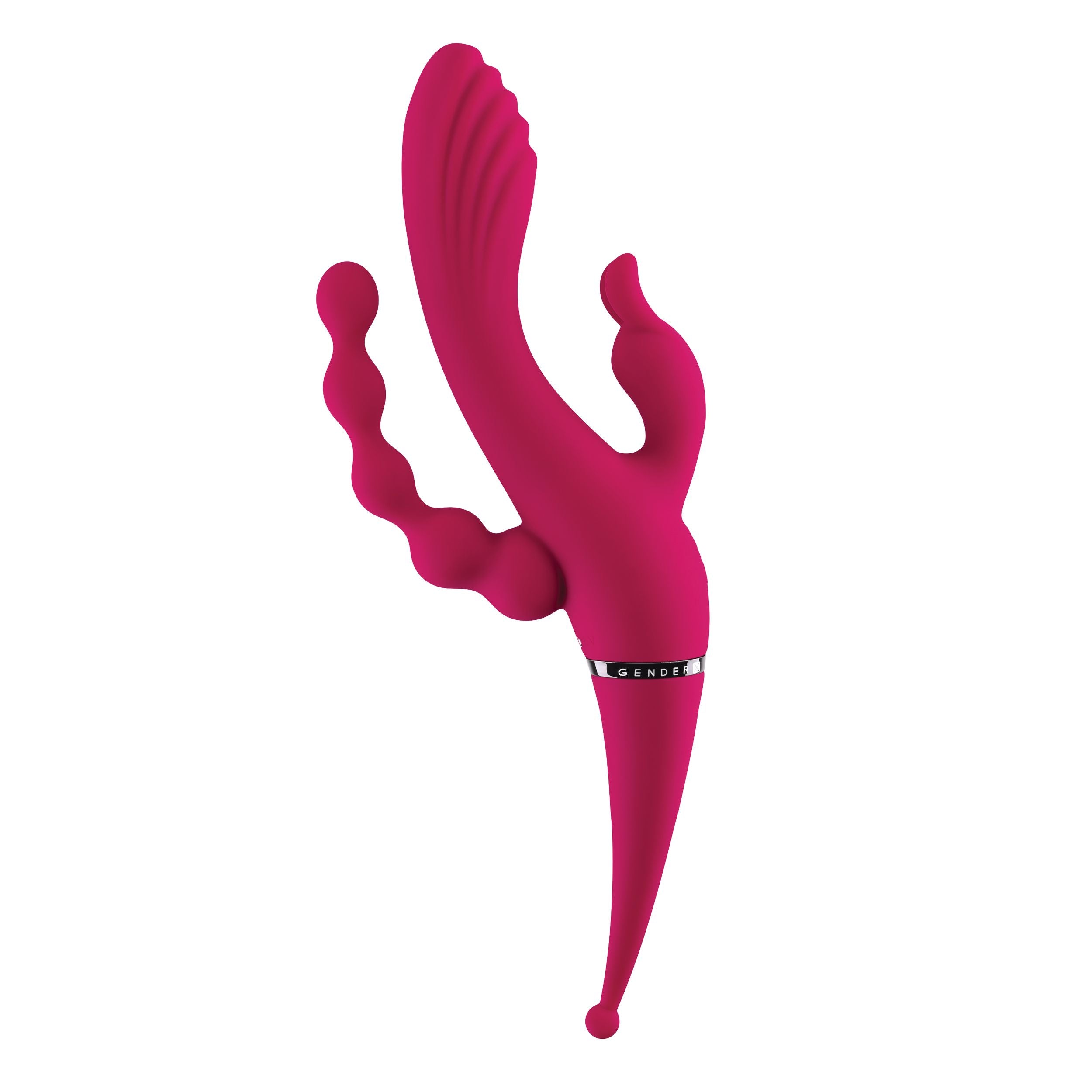 Evolved Novelties - Four By Four Vibrator - Magenta