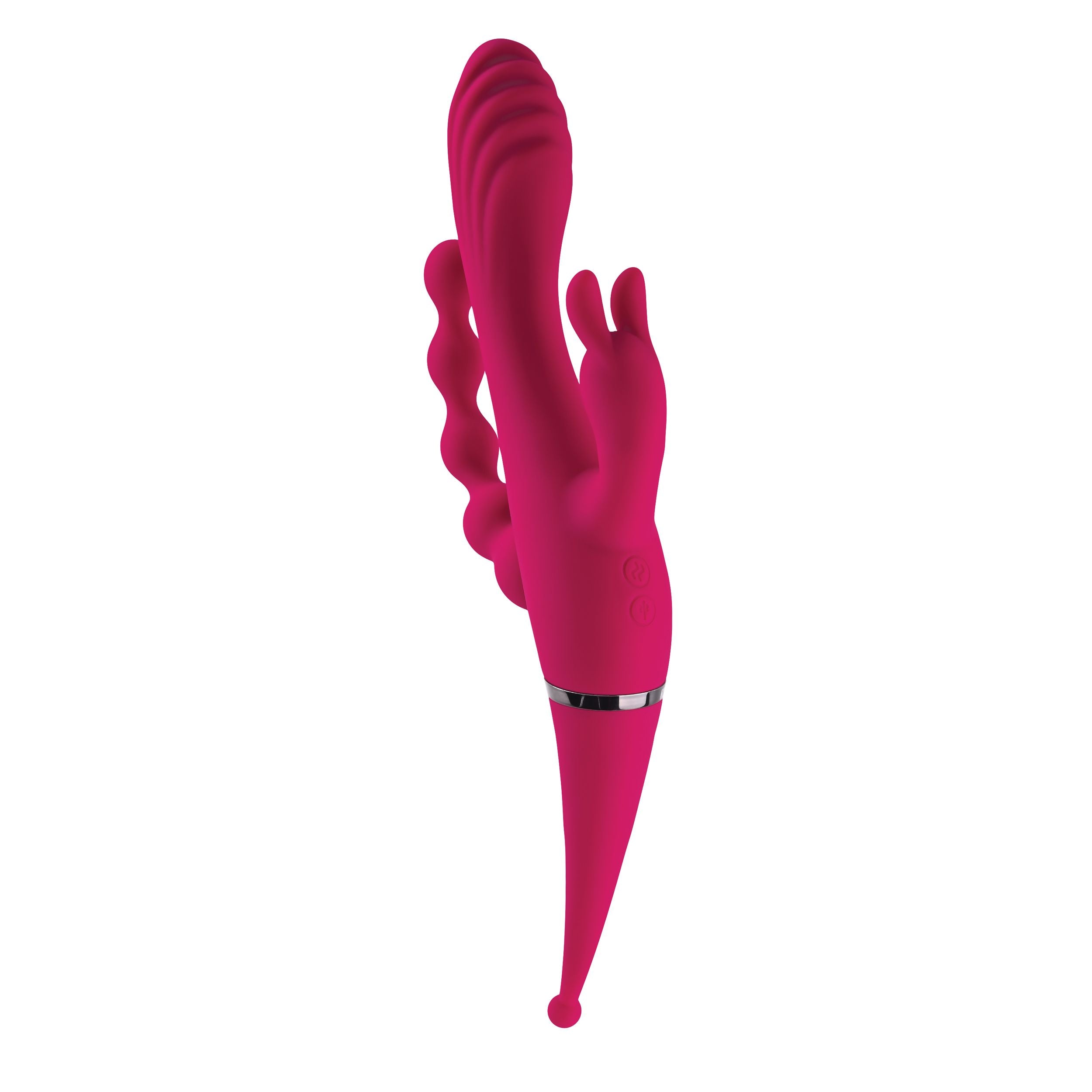 Evolved Novelties - Four By Four Vibrator - Magenta