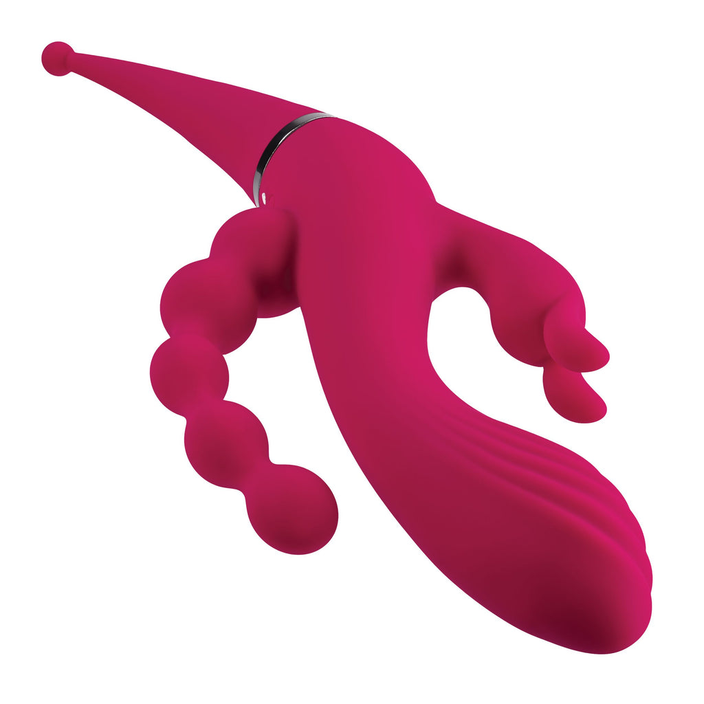 Evolved Novelties - Four By Four Vibrator - Magenta