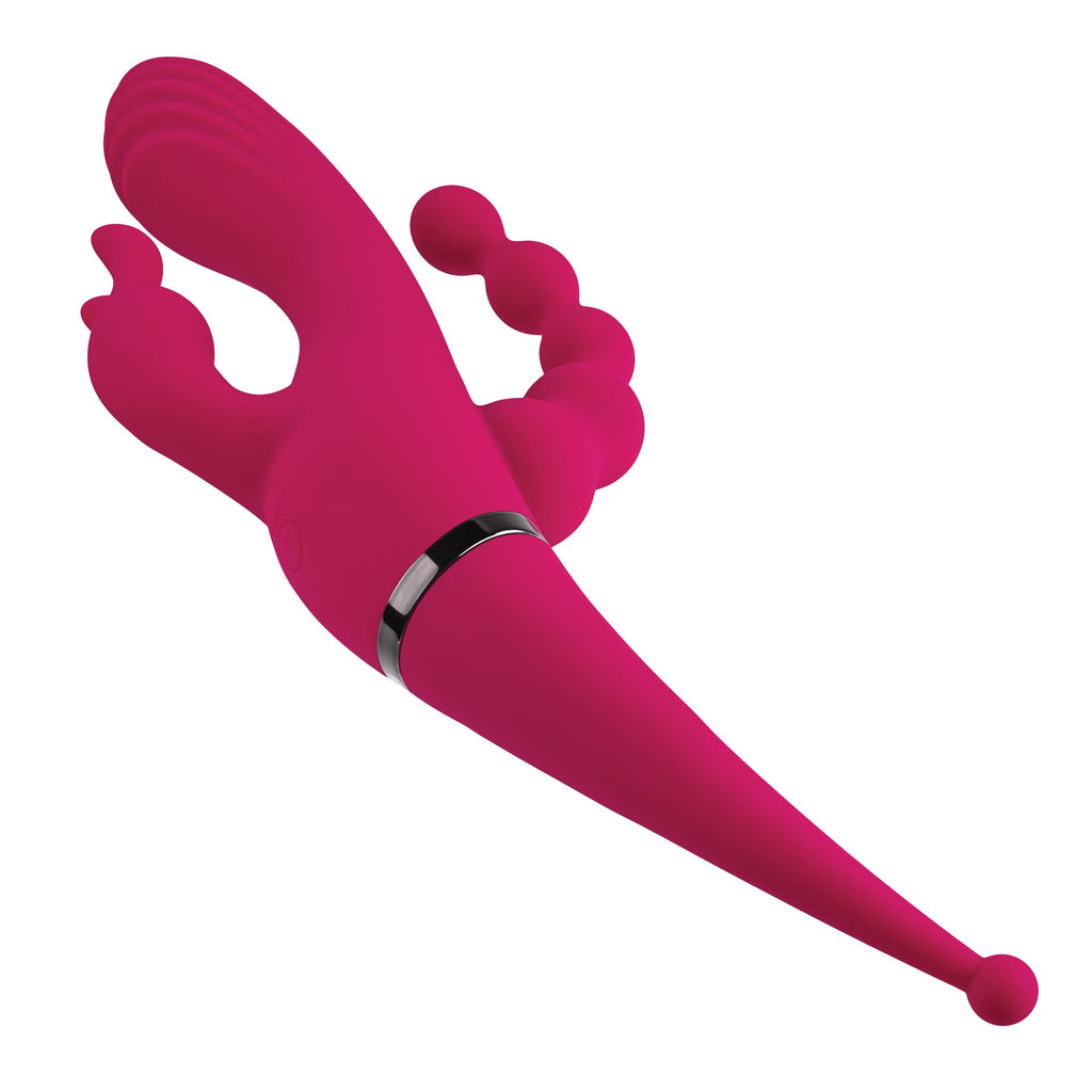 Evolved Novelties - Four By Four Vibrator - Magenta