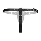 Easytoys Fetish - Doppelseitiger Strap-On-Dildo - Schwarz
