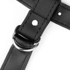 Easytoys Fetish - Doppelseitiger Strap-On-Dildo - Schwarz