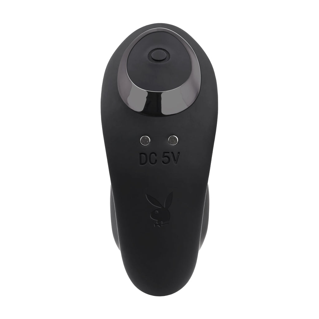 Playboy - Play Time Vibrator - Multi Play G-Spot und P-Spot Stimulator Schwarz