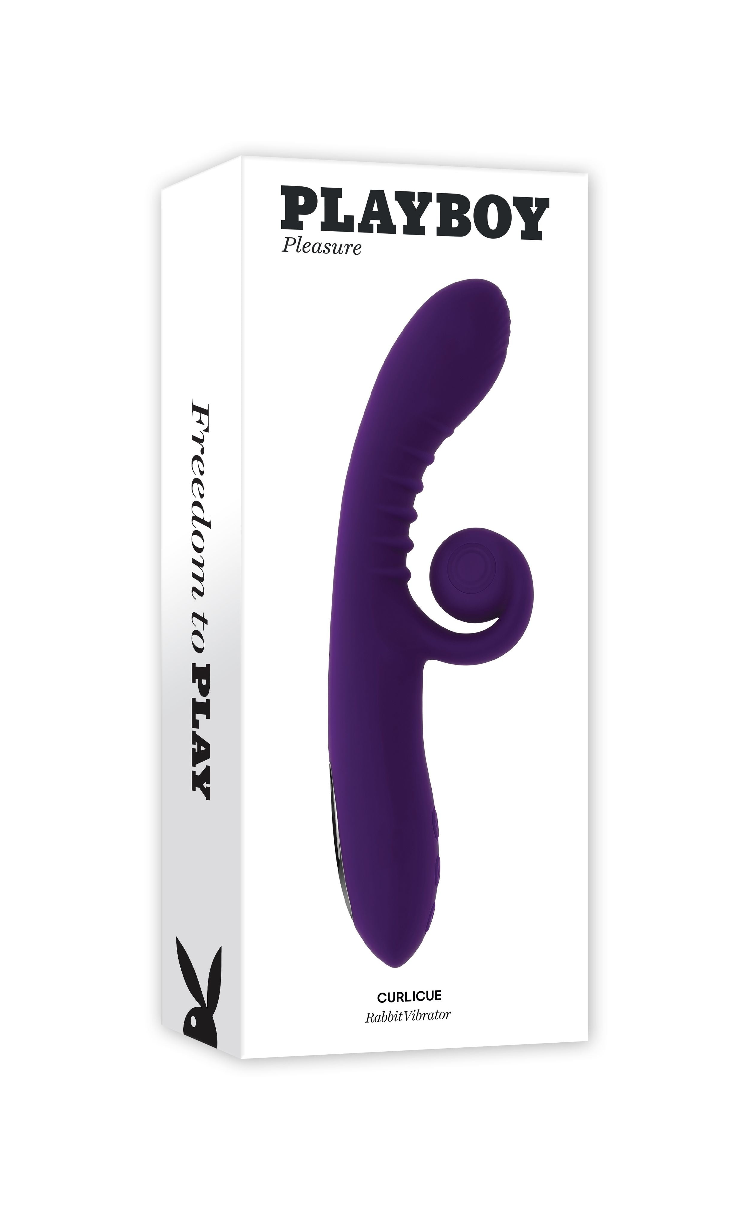 Playboy - Curlicue Rabbit Vibrator - Lila
