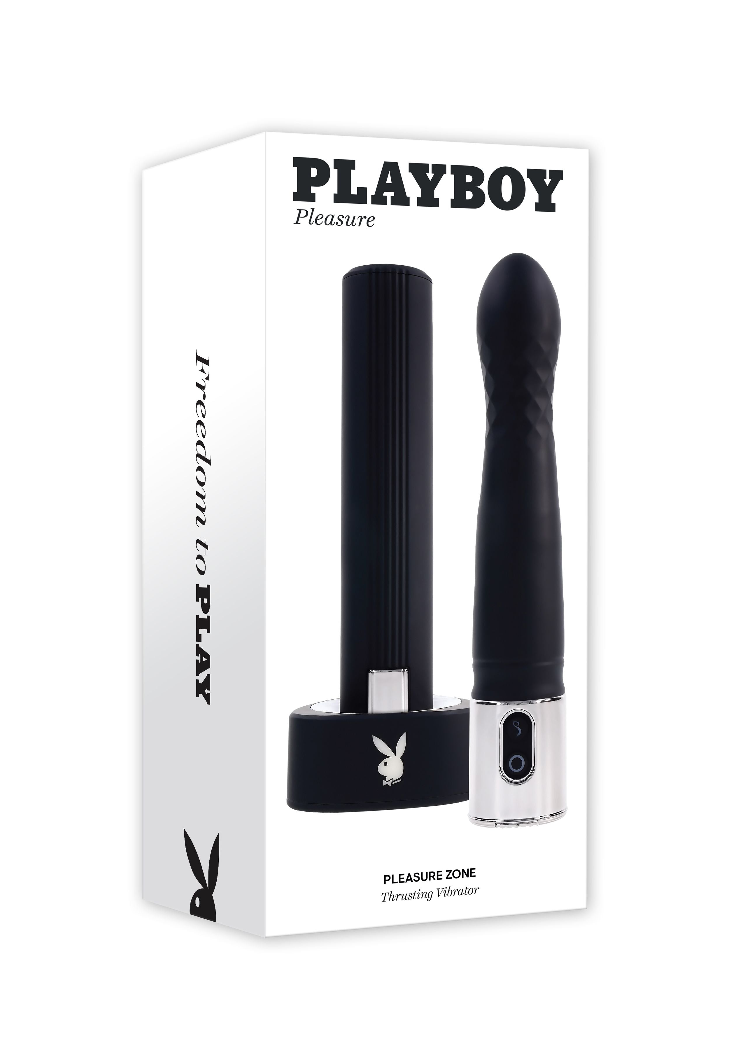 Playboy - Pleasure Zone Vibrator mit Stoßfunktion - Schwarz