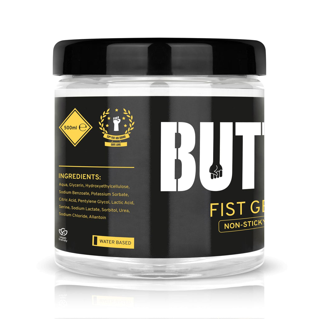 BUTTR Fisting Gel transparent non-sticky auf Wasserbasis 500 ml