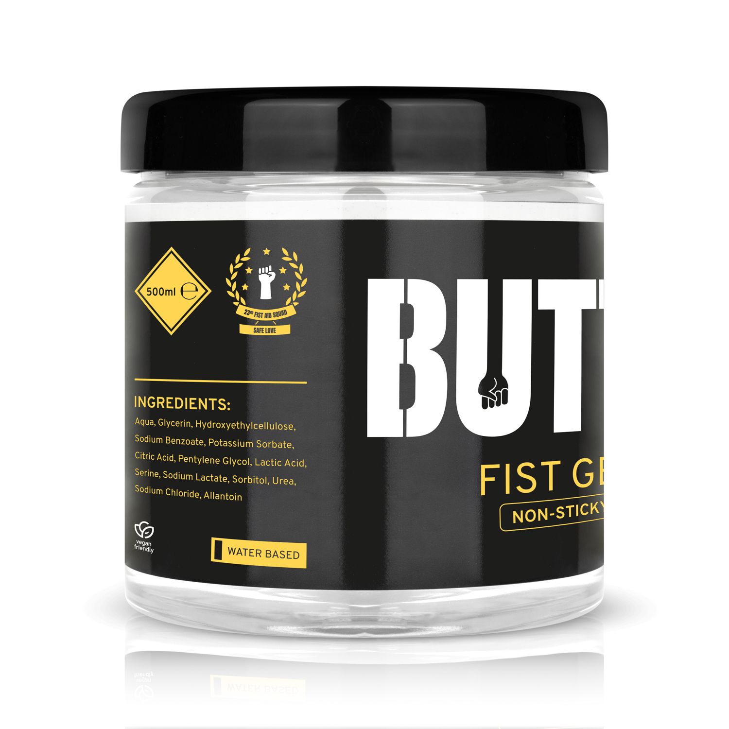 BUTTR Fisting Gel transparent non-sticky auf Wasserbasis 500 ml