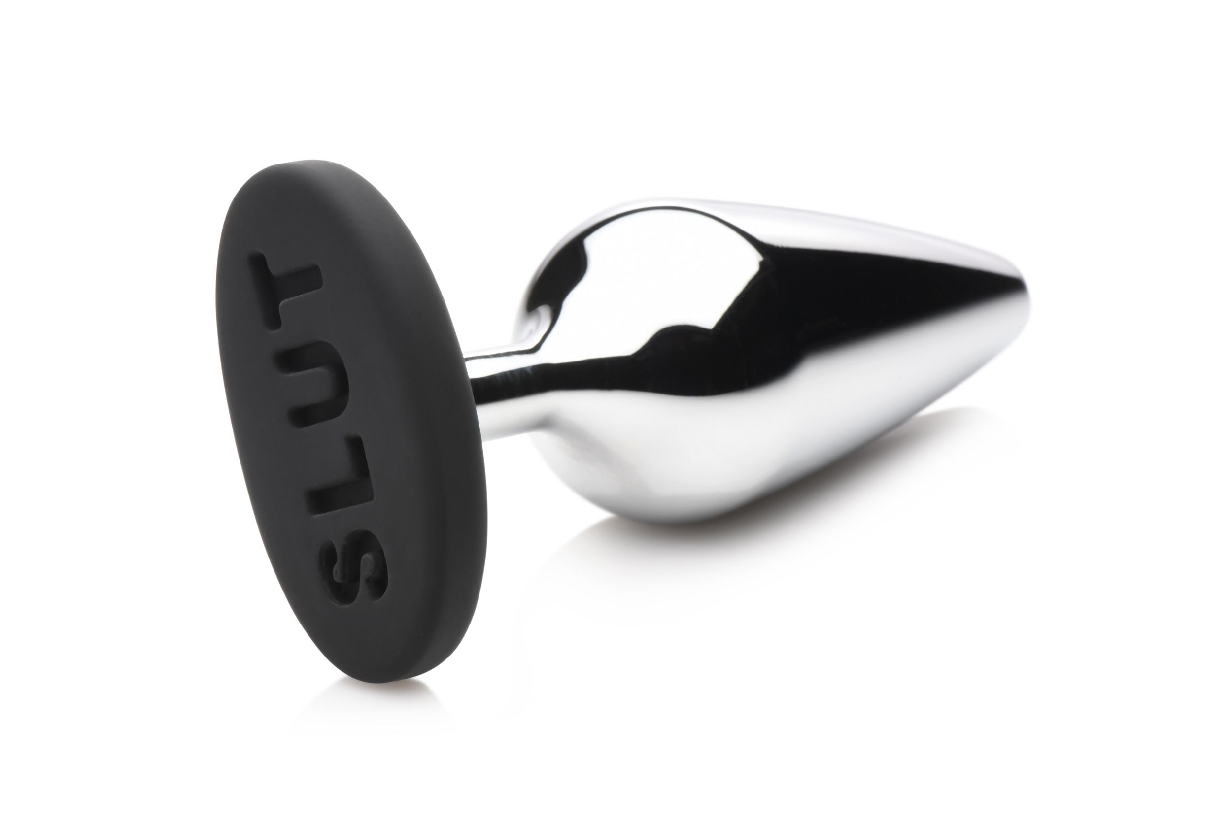 XR Brands - Butt Slut Metall & Silikon Butt Plug - Silber