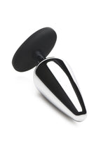 XR Brands - Butt Slut Metall & Silikon Butt Plug - Silber