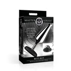 XR Brands - Butt Slut Metall & Silikon Butt Plug - Silber
