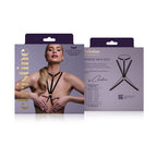 Christine - Strappy Harness Bralette Secret Love schwarz - Oberkörper 02