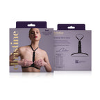 Christine - Riemchen-Harness Bralette Evening Kiss -schwarz