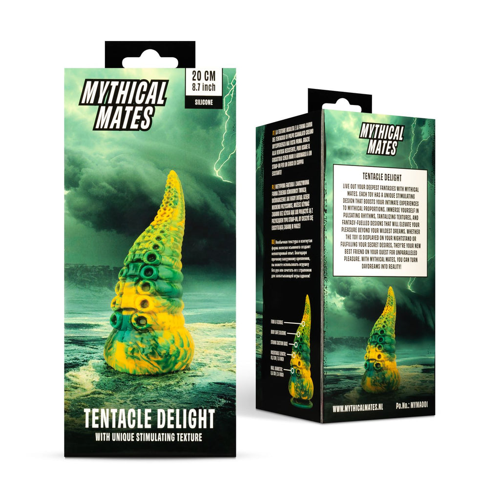 Mythical Mates - Tentacle Delight Grün & Gelb - 20 cm