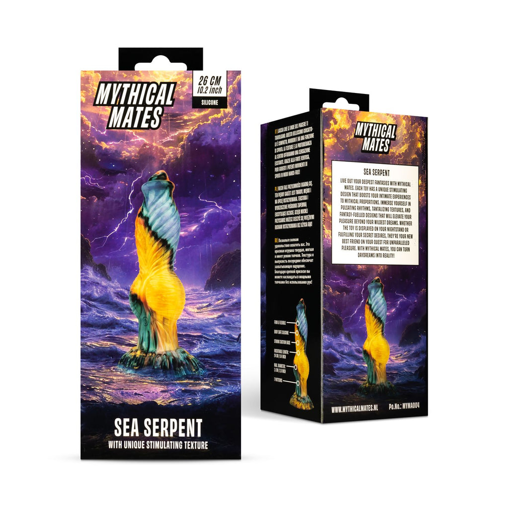 Mythical Mates - Sea Serpent Dildo mit Stoßfunktion - 26 cm
