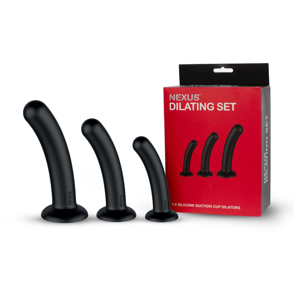 Nexus - Dilator Set Silikon Analdildos - Schwarz