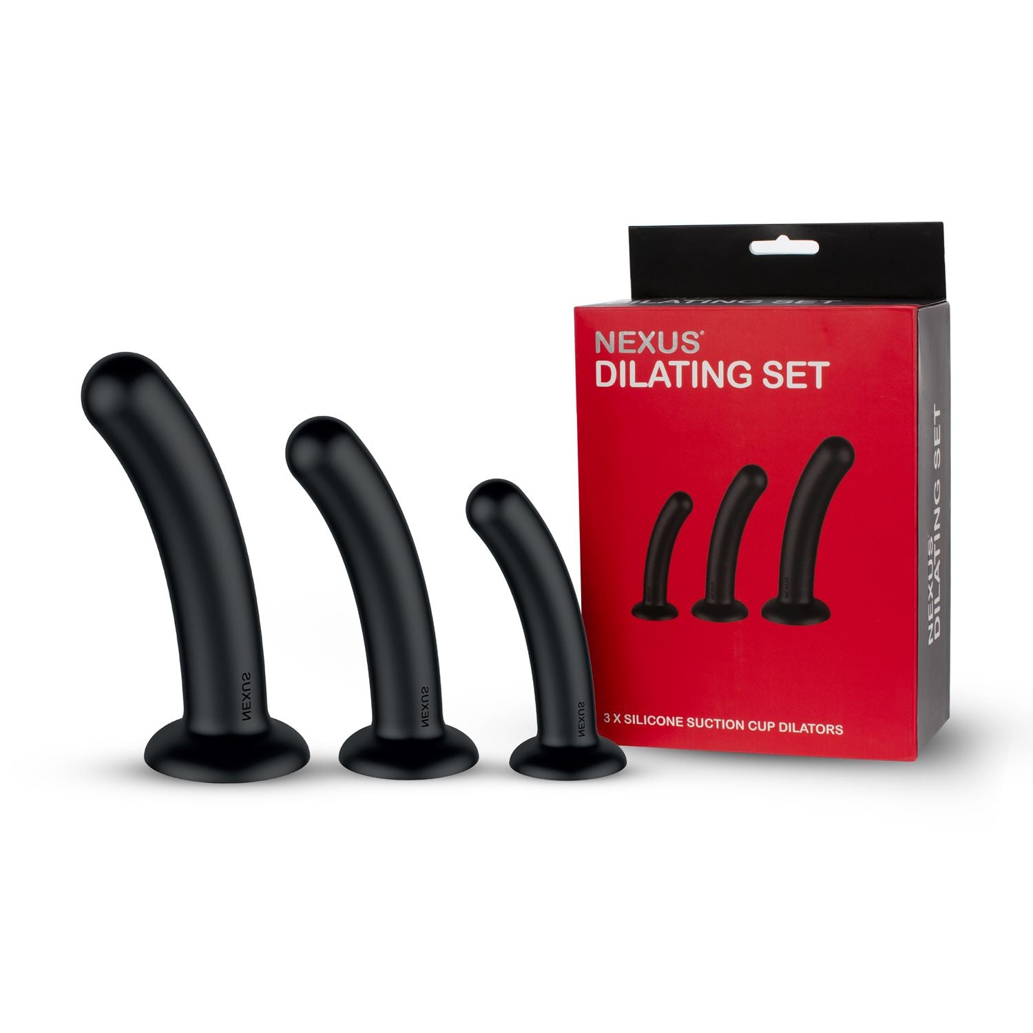 Nexus - Dilator Set Silikon Analdildos - Schwarz