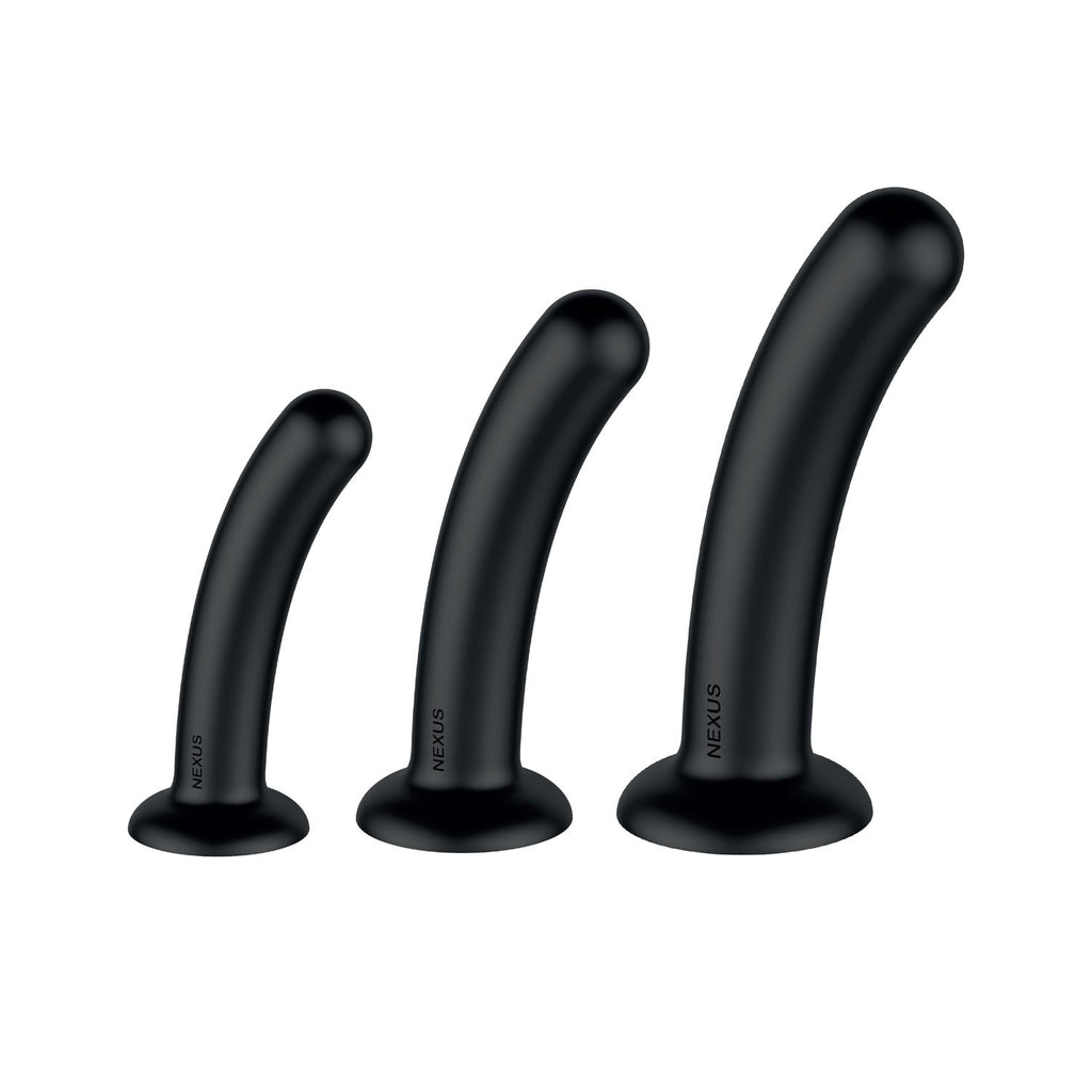 Nexus - Dilator Set Silikon Analdildos - Schwarz