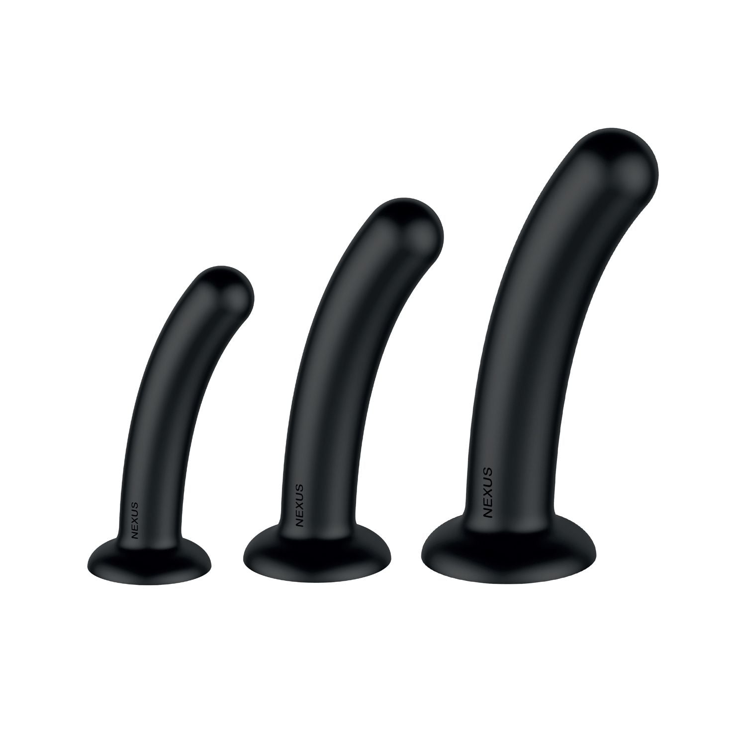 Nexus - Dilator Set Silikon Analdildos - Schwarz
