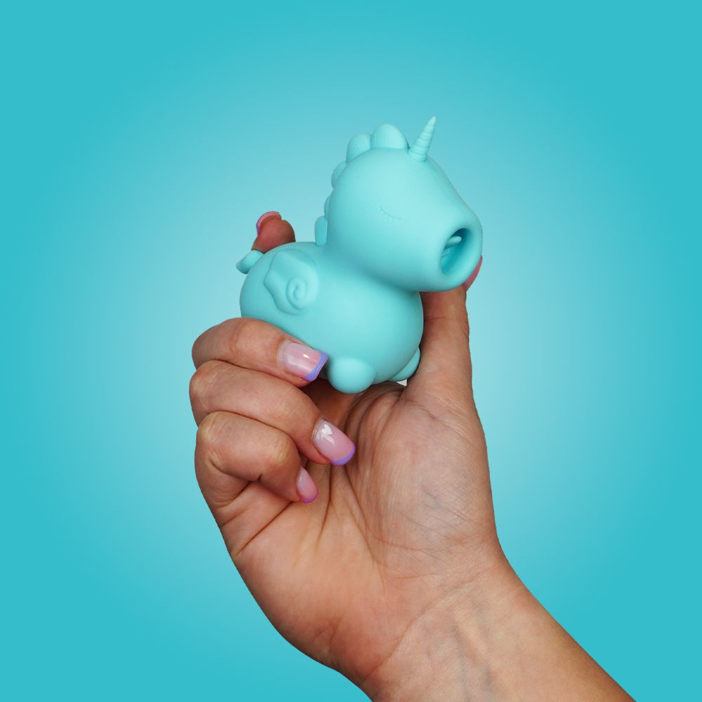 Unihorn - Bean Blossom Zungenvibrator - Klitoris-Stimulator mit dicker Zunge