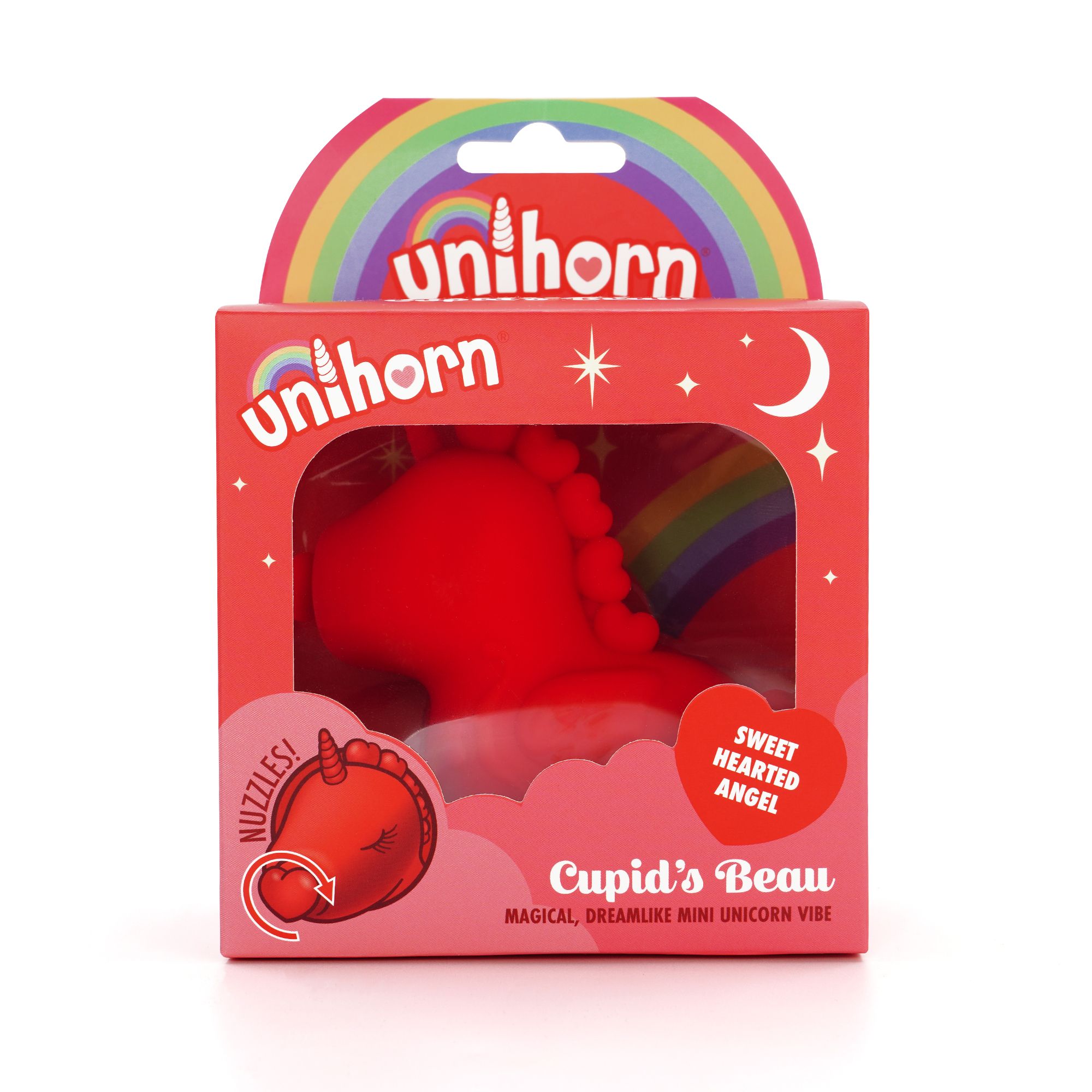 Unihorn - Cupid's Beau Mini-Vibrator - Rot