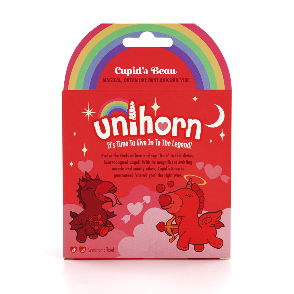 Unihorn - Cupid's Beau Mini-Vibrator - Rot