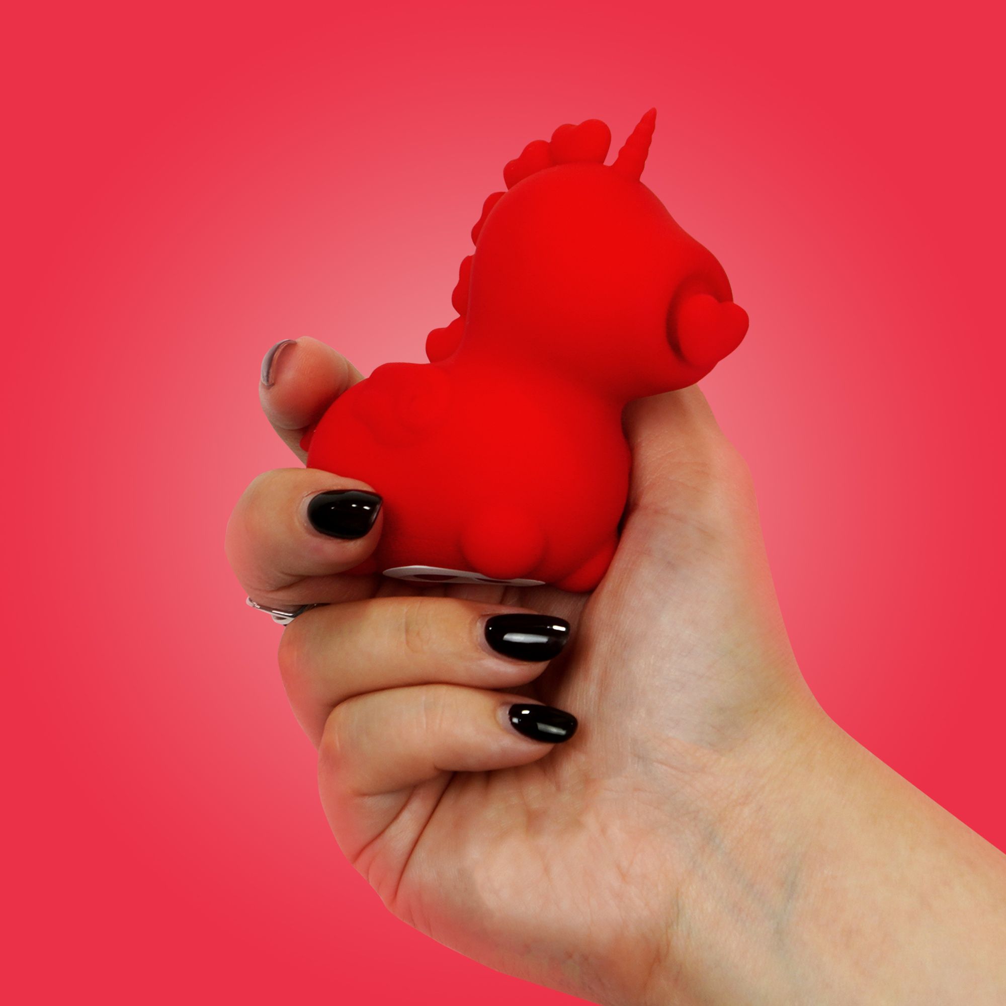 Unihorn - Cupid's Beau Mini-Vibrator - Rot