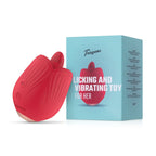 Teazers - Rosen Vibrator mit Leckezunge und Vibration - Klitoris Stimulation