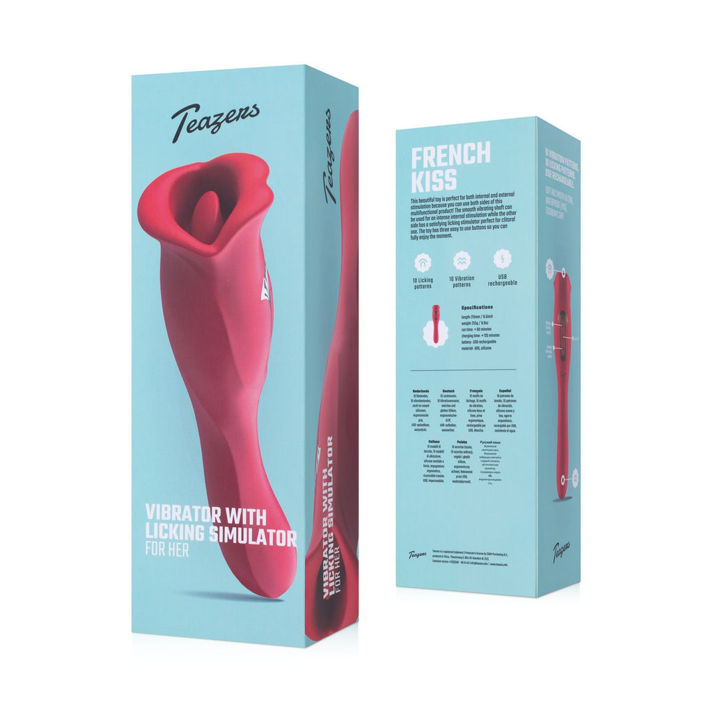Teazers - Vibrator mit leckendem Klitoris-Stimulator - G-Punkt und Klitoris