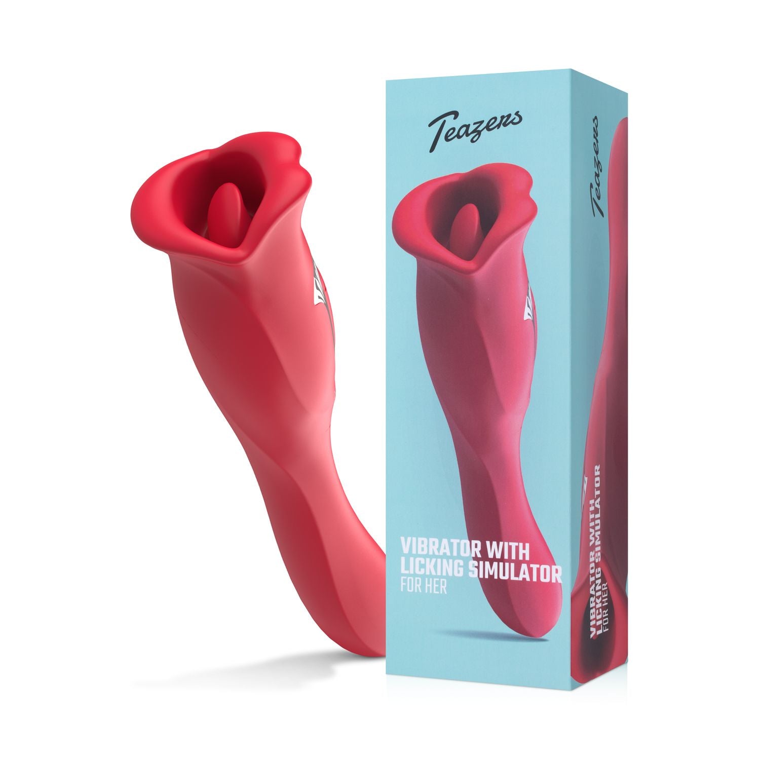 Teazers - Vibrator mit leckendem Klitoris-Stimulator - G-Punkt und Klitoris