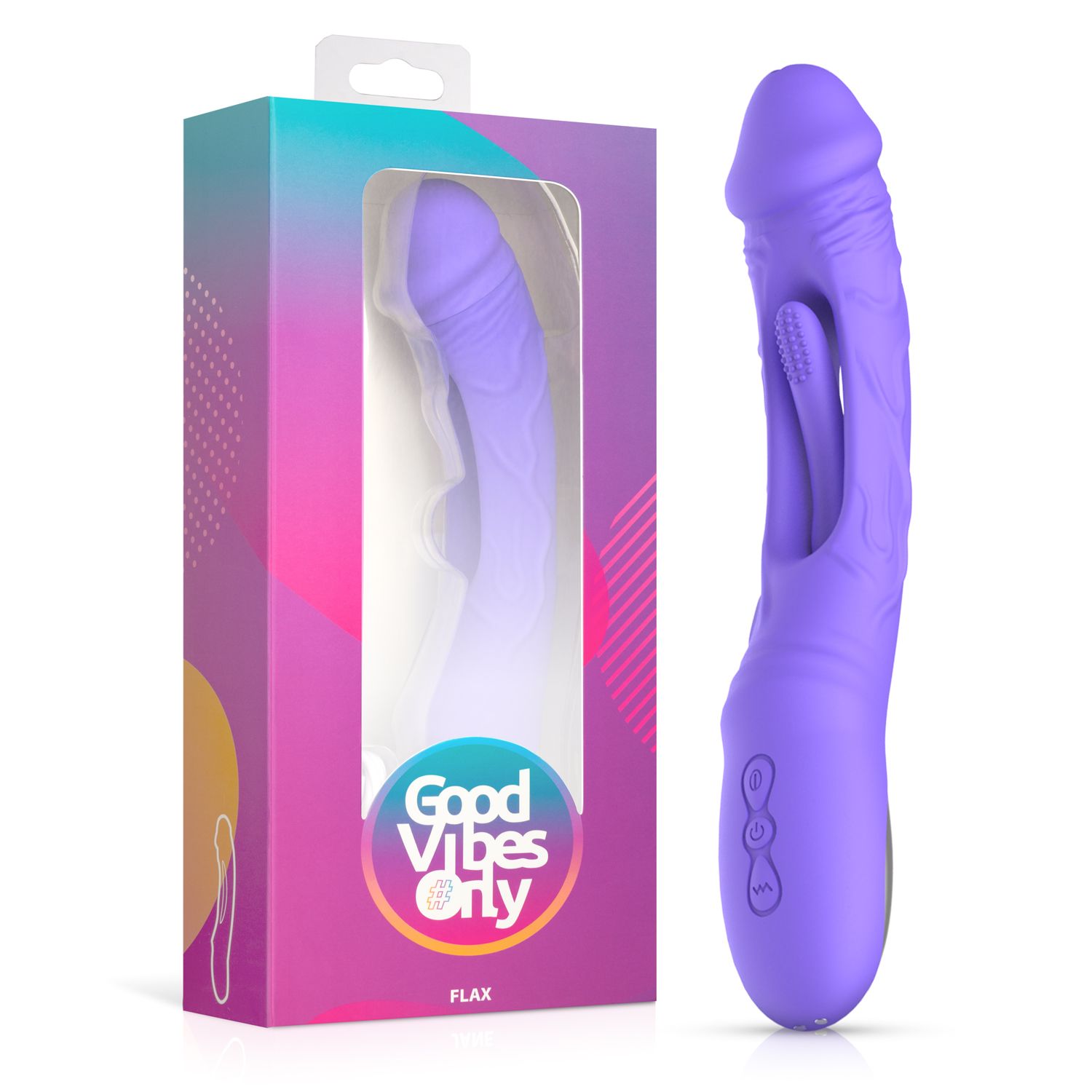 Good Vibes Only - Flax Vibrator mit G-Punkt-Stimulator