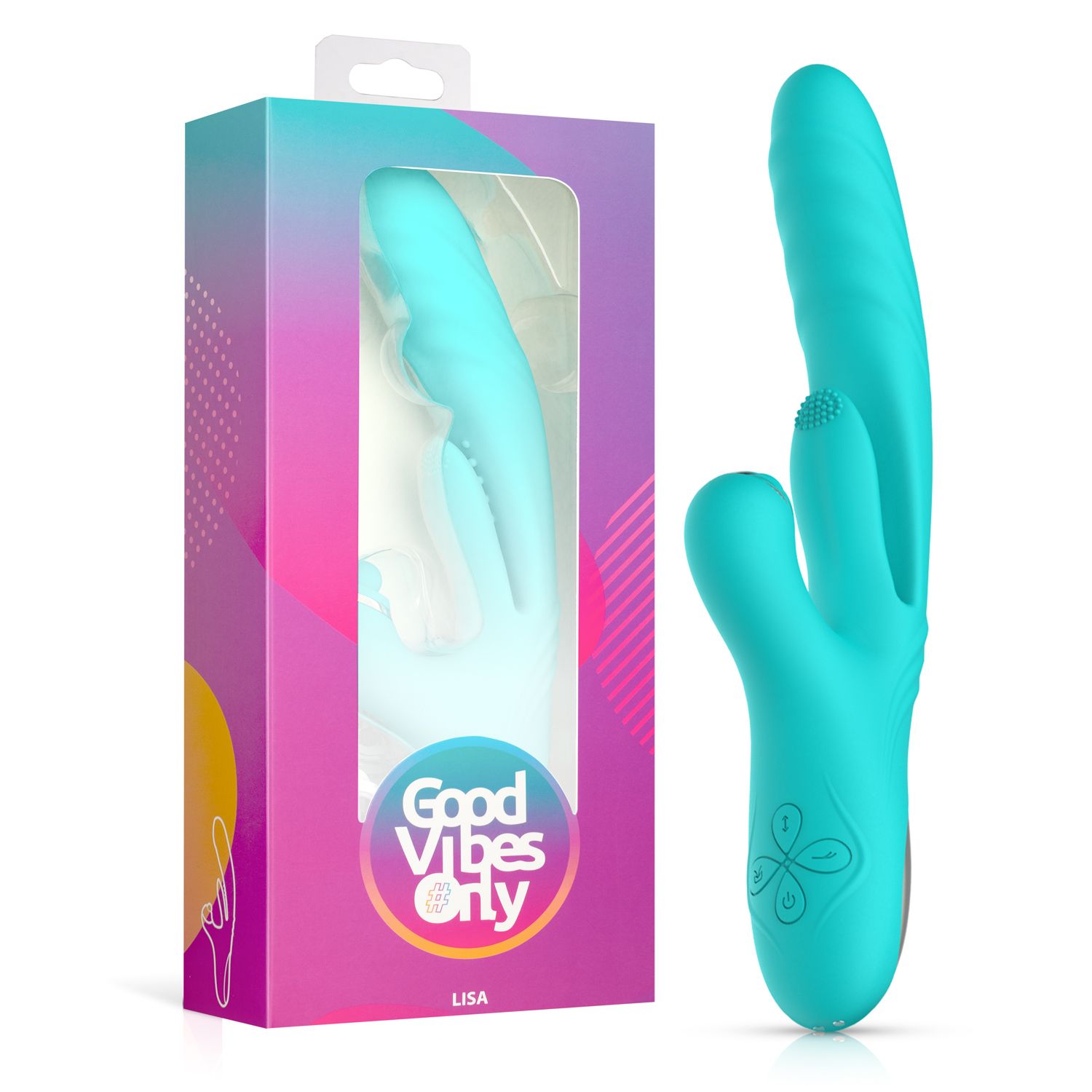 Good Vibes Only - Lisa Rabbit Vibrator mit stoßender G-Spot-Stimulation