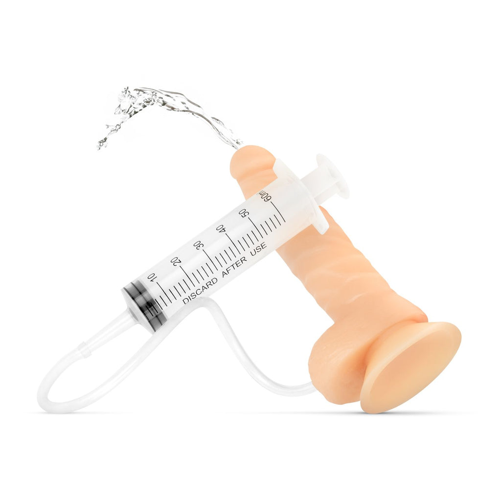 Squirting Dildo mit Spritze