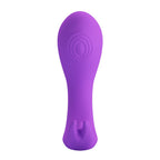 Pretty Love - Idabelle Tragbarer Rabbit-Vibrator mit Fernbedienung - Lila